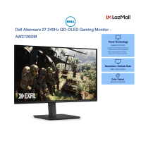 [จัดส่งสินค้าแบบพรีออเดอร์] Dell Alienware AW2726DM Gaming Monitor 27″ QD-OLED/ 2K/ 240Hz/ HDMI/ DP/ AMD FreeSync Premium/ VESA® AdaptiveSync (AW2726DM)