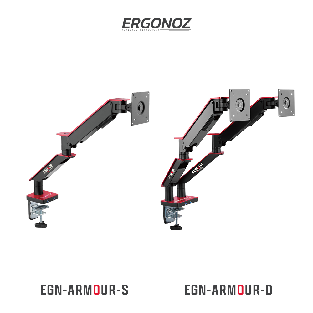 โปรโมชั่น Flash Sale : ERGONOZ ขาตั้งจอคอม แขนจับจอ ขาตั้งจอ ขาตั้งจอคอมพิวเตอร์ Monitor Arm รุ่น ARMOUR สำหรับหน้าจอ 17 - 35 นิ้ว