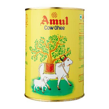 AMUL COW GHEE / กี (เนย) - 1 Liter Tin (กี (เนย)) EXPIRE 07/01/2022🇮🇳