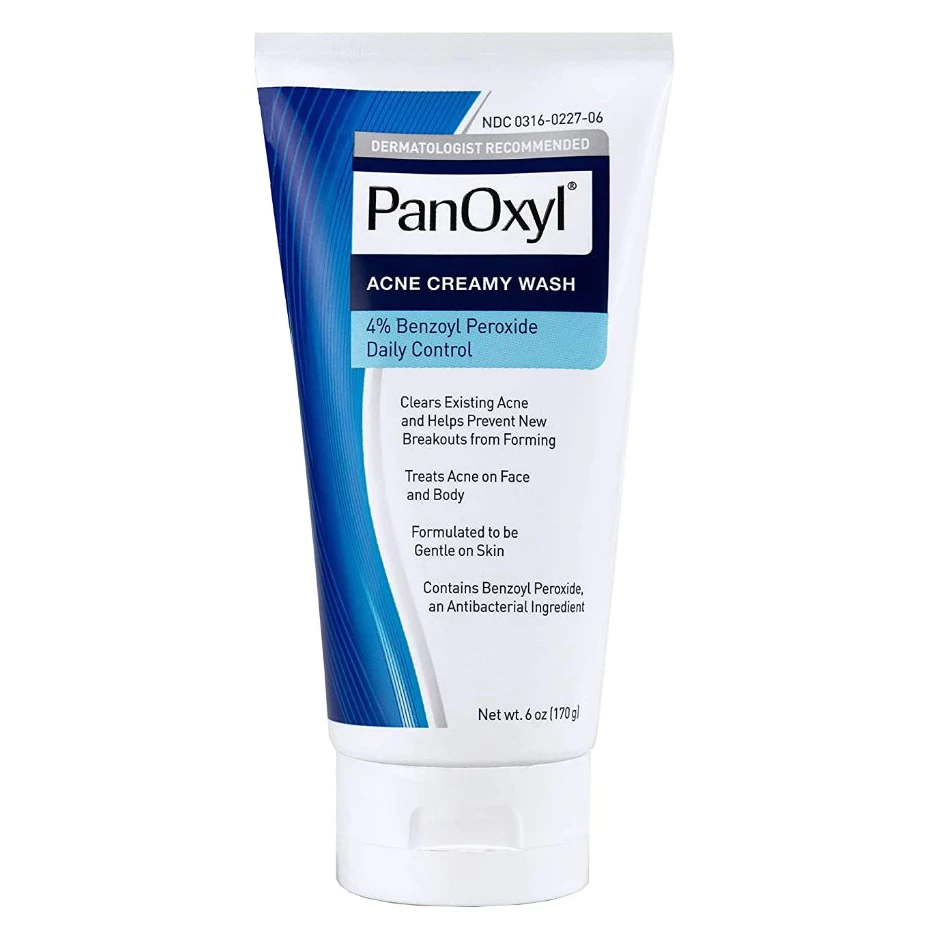 Panoxyl Acne Creamy Wash 4% Benzoyl Peroxide Acne Foaming Wash 10% Benzoyl Peroxide Maximum Strength ราคา 299 บาท*ส่งฟรี