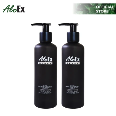AloEx Black Shampoo 200 ml x2