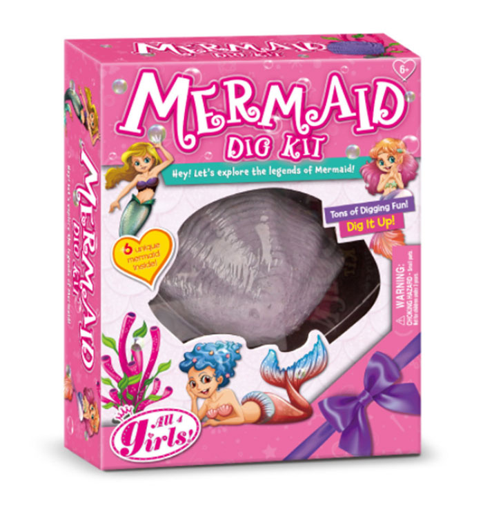 VB078 ชุดของเล่น ชุดขุดนางเงือก Mermaid DIY ของเล่นเพื่อการศึกษา