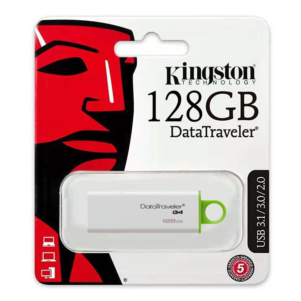 minisun shop#FLASH DRIVE KINGSTON 32/64/128GB /แฮนดี้ไดร์ แฟตไดร์ แฟลตไดร์ฟ /แฟลชไดร์ฟ USB 3.1 /3.0 /2.0 DataTraveler G4. (พร้อมส่ง)