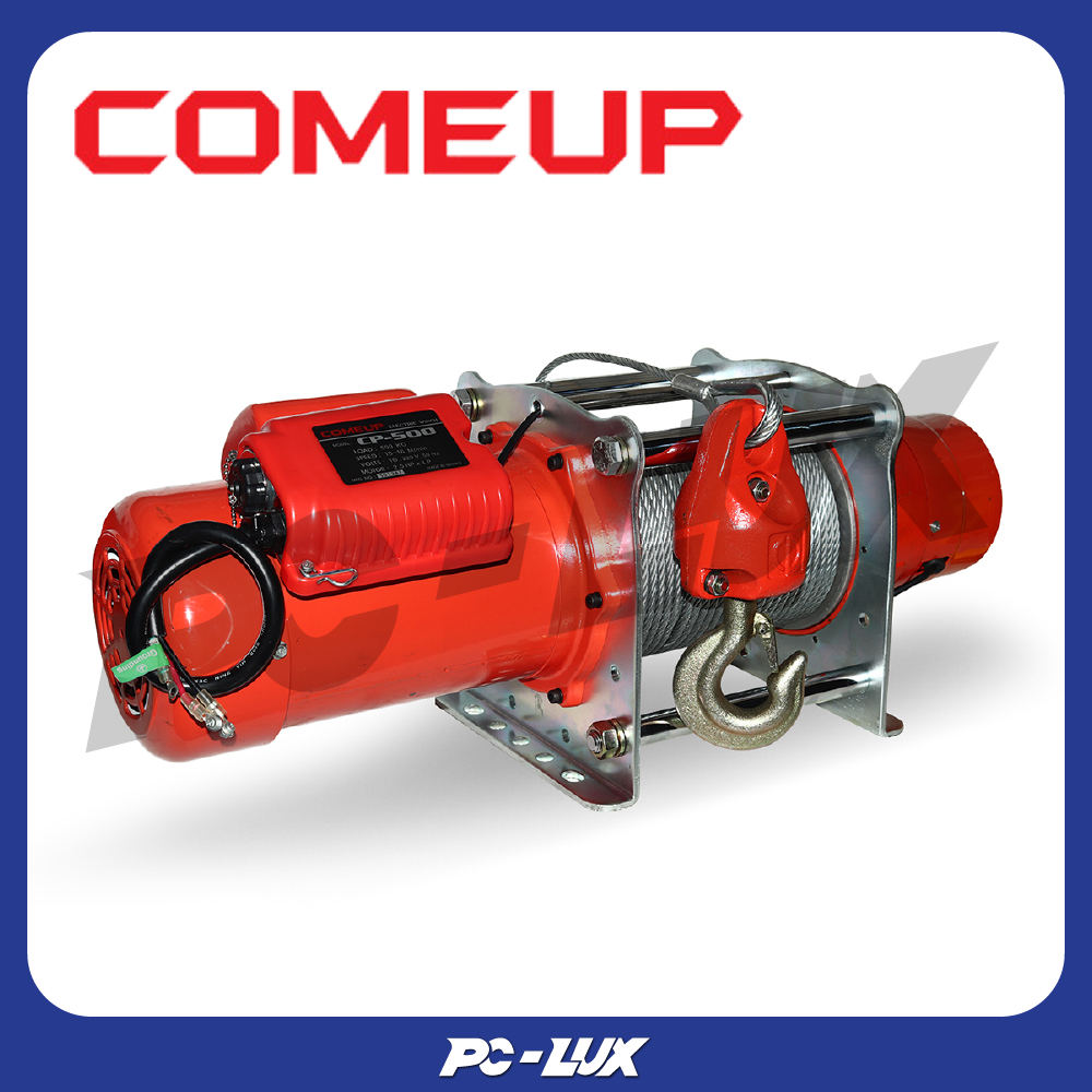 Come up Wire Rope Hoist Cp-500 500kg 220V ราคา 43,424 บาท*ส่งฟรี