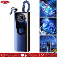 Portable Air Compressorเครื่องปั๊มลมไฟฟ้า ที่เติมลมยางรถ มอเตอร์ไซค์ เติมลม เครื่องสูบลมไฟฟ้า ปั้มลมไฟฟ้า ปั้มลมแบบพกพาเครื่องเติมลมยางรถแบบชาร์จไฟได้พองลมขนาดเล็กปั๊มลมจอแสดงผล LCD เครื่องสูบลมแบบพกพาสำหรับรถยนต์รถจักรยานยนต์จักรยาน Ball