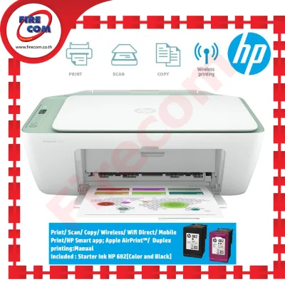 ปริ้นเตอร์ PRINTER HP Deskjet 2775 / 2776 / 2777 All in one/WIFI มีหมึกพร้อมใช้งาน สามารถออกใบกำกับภาษี