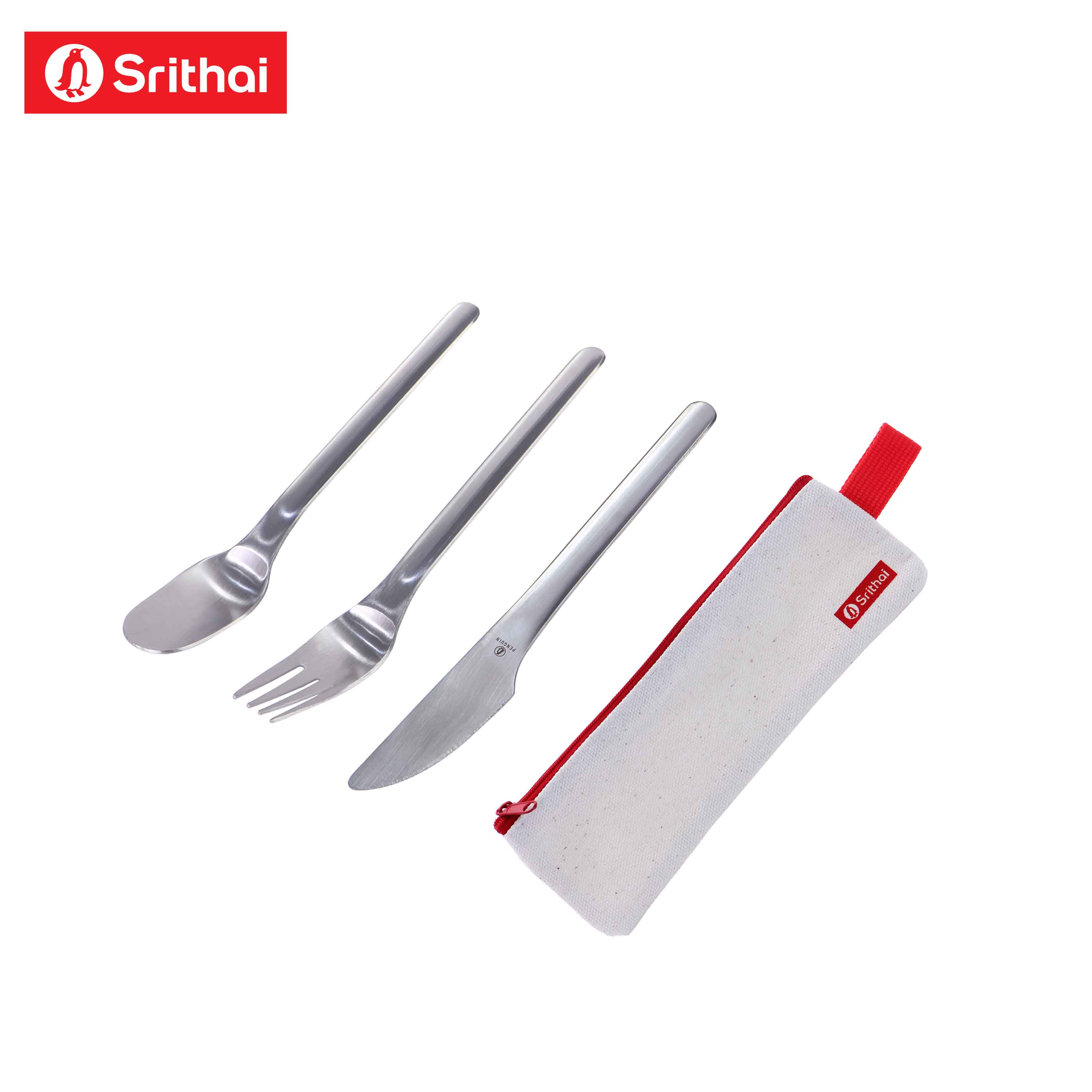 Penguin ชุดช้อน-ส้อม-มีด 1 ชุด รุ่น เบอร์เก้น A ราคา 66 บาท*ส่งฟรี