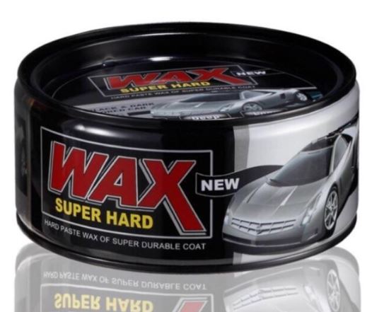 WAX SUPER HARD แว๊กซ์ขี้ผึ้ง เคลือบสี สำหรับรถสีดำและสีเข้ม 300 กรัม (1กระปุก)