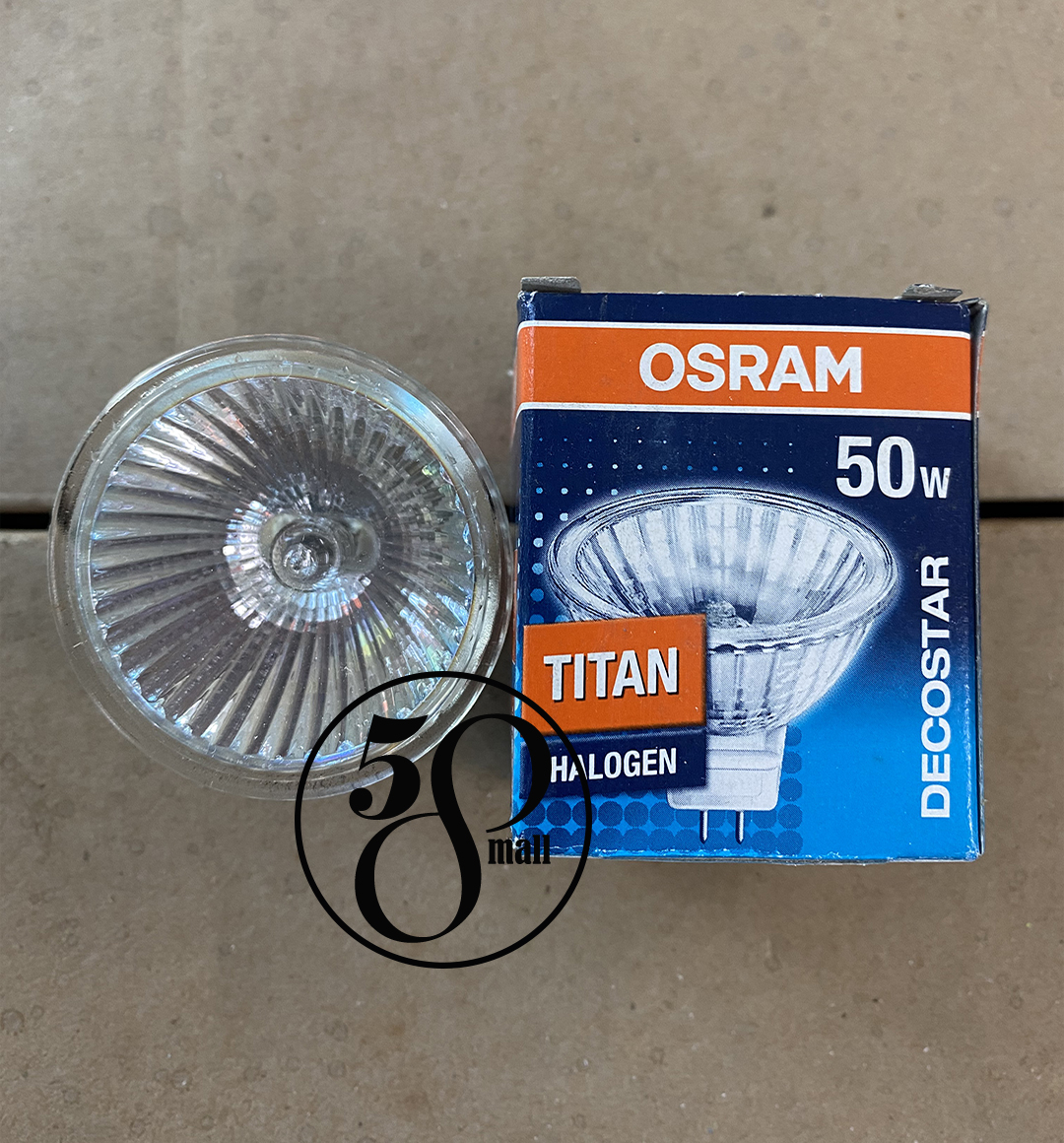 หลอดฮาโลเจน(แพ็ค 2) 46870FL 50W 12V GU5,3 TI/24CD OSRAM