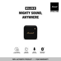 MARSHALL WILLEN II BLACK AND BRASS - รับประกัน 1 ปี + ส่งฟรี - ลำโพงบลูทูธ ลำโพงพกพา ลำโพง marshall