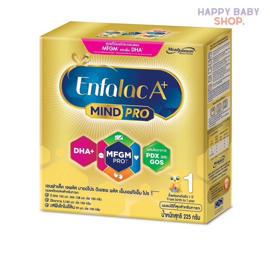 คูปองส่งฟรีEnfalac เอนฟาแล็ค เอพลัส สูตร 1 สำหรับทารกเด็กแรกเกิด เด็กเล็ก ขนาด 225 กรัม 1 กล่อง
