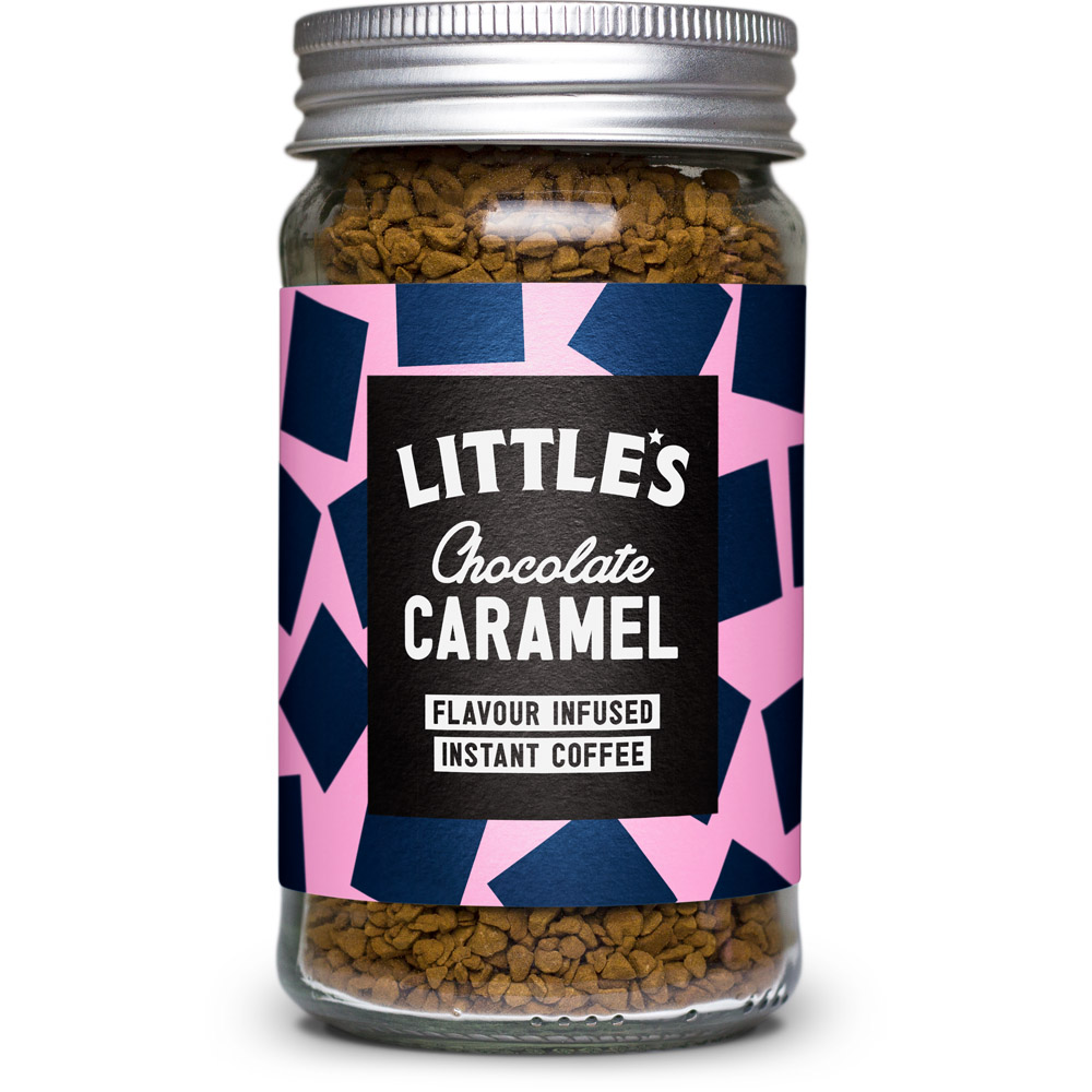 Little's Chocolate Caramel Flavour infused Instant Coffee 50g ลิตเติ้ลส์ กาแฟสำเร็จรูปรสช็อกโกแลต คาราเมล 50กรัม