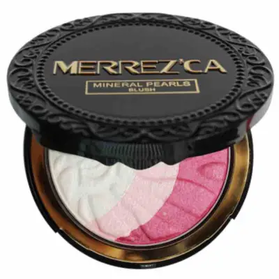 [1ตลับ] MERREZ'CA บลัชออน เมอร์เรซกา เบอร์ สี #102 Sweetie Cheek Merrezca Mineral Pearl Blush #102 Sweetie Cheekmezz เมอร์เรสก้า บรัชออน บลัชออน