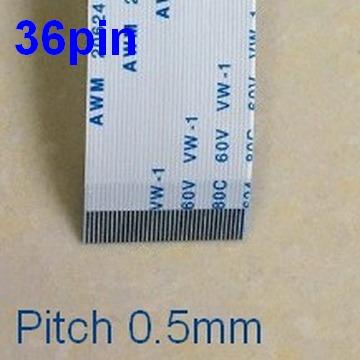 สายแพร Pitch 0.5mm ยาว 20cm TYPE-A Flexible Flat Cable สายแพ FFC 6pin 8pin ,24pin 4pin 10pin 12pin 14pin,16pin,18pin,20pin,22pin 26pin,28pin,30pin,32pin,34pin 36pin 38Pin 40pin,50pin,54pin,60pin AWM