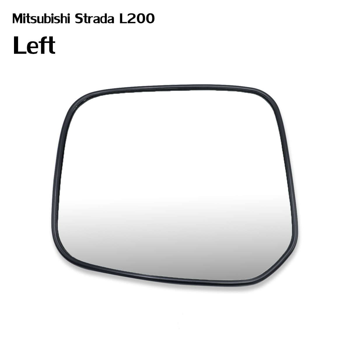 เนื้อเลนส์กระจก ข้าง ซ้าย  ใส่ Mitsubishi L200 New Starada Pick Up 2000 - 2005  LH Wing Side Door Mirror Glass Len L200 Strada Animal 2000-2005 Toyota มีบริการเก็บเงินปลายทาง