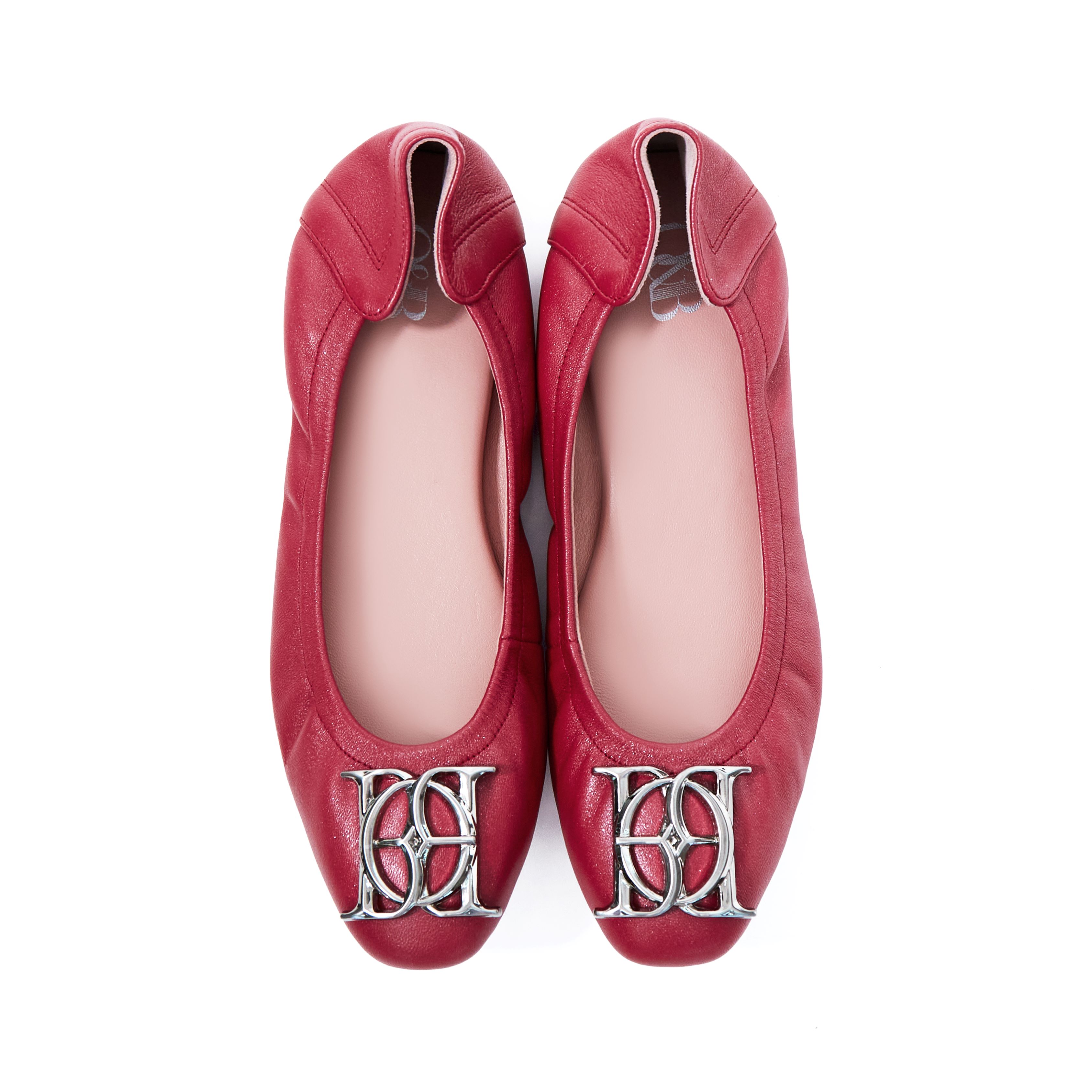 O&B รองเท้าหนังแกะ รุ่น AUDREY CREST IN SHIMMER RED-11087CS36620F_S4RESM ราคา 3,990 บาท*ส่งฟรี