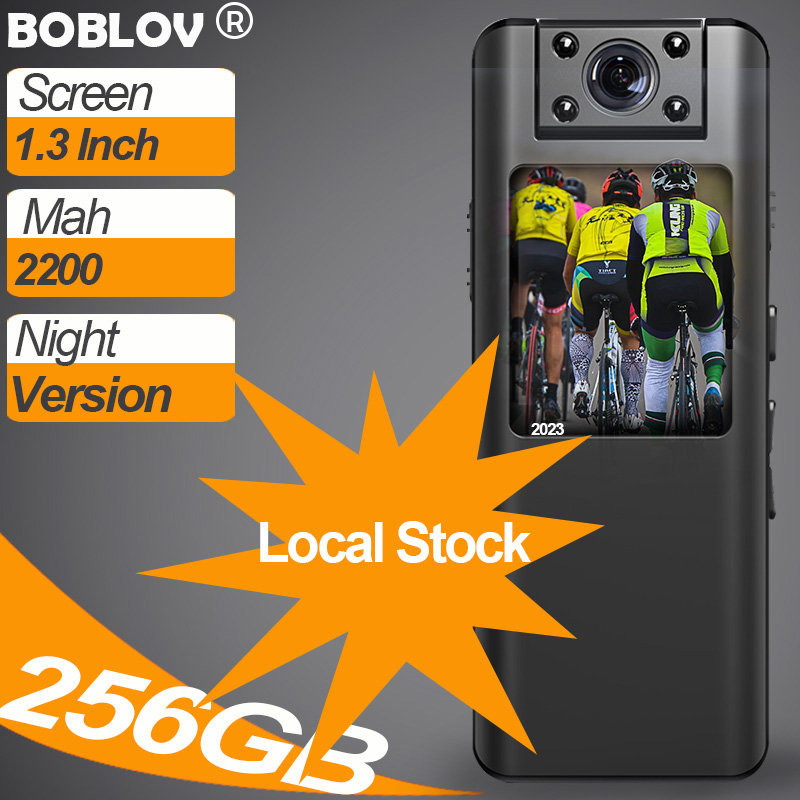 [【Local Stock】Boblov A22 Body Mini Worn Sport Action Police Camera HD 1080P 128GB 2200MAH Night Vision Motion Detect DVR Video Audio Recorder BodyCam Actioncam Camcorder Motorcycle/ Bike Dash Cam for Vlogging,Boblov A22 Body Mini Worn Sport Action Police ราคา 1,298 บาท*ส่งฟรี