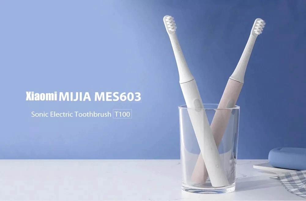 xiaomi แปรงสีฟันไฟฟ้าอุลตร้าโซนิค แปรงสีฟันไฟฟ้า 3 โหมด แปรงสีฟันขนนุ่ม แปรงสีฟันเด็ก  กันน้ำ 100%  รุ่น xiaomi T100 electric toothbrush ใช้ได้ทั้งเ