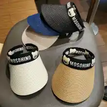 ภาพขนาดย่อของสินค้าHatgogo หมวกสานครึ่งหัว หมวกสานกันแดด หมวกสไตล์เกาหลี