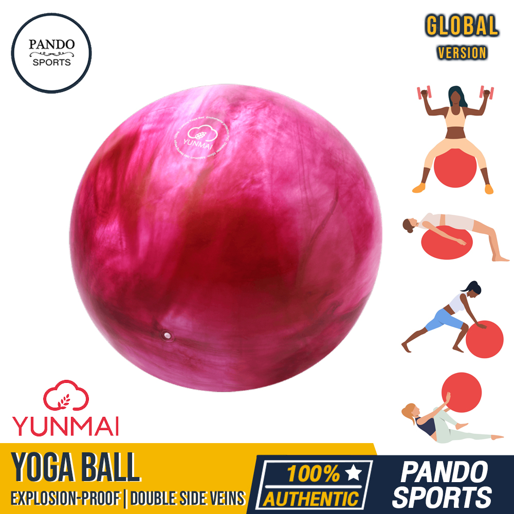 YUNMAI Yoga Ball ลูกบอลโยคะ by Pando Sports