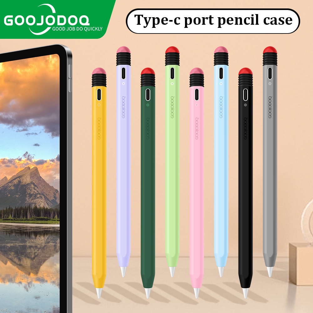GOOJODOQ 🇹🇭 【Thailand Stock】 stylus case stylus silicone case for lpad pencil apple pencil 1 2 and goojodoq 9th 10th 11th 12th 13th
