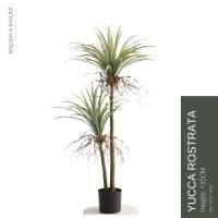 Yucca Rostrata Height 135 CM ต้นยุคคาโรสตราต้า ความสูง 135 ซม.ต้นไม้ปลอมเกรดพรีเมี่ยมเพื่อการตกแต่ง ต้นไม้ประดิษฐ์ตกแต่งบ้าน คอนโด