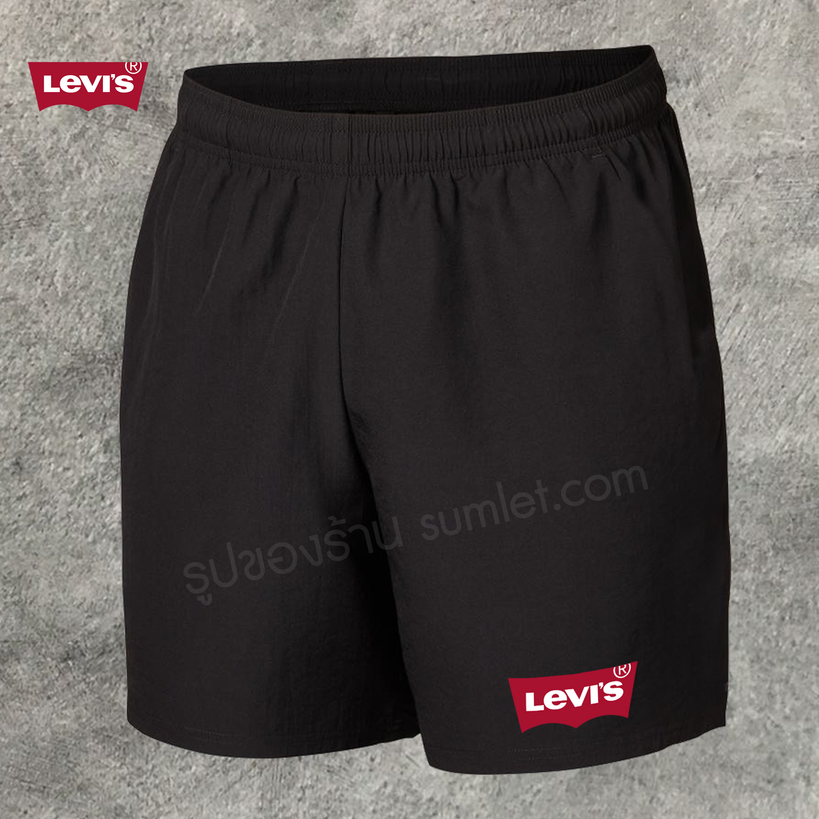 กางเกงกีฬาขาสั้นLevi'sกางเกงบอล กางเกงบอลครบไซส์ผ้าไมโครกีฬา หนาไม่ขาดง่าย