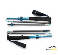 BLACK DIAMOND DISTANCE CARBON FLZ TREKKING POLES ไม้เท้าคาร์บอน เทรคกิ้ง วิ่งเทรล น้ำหนักเบา แข็งแรง พับเก็บเป็น 3 ท่อน
