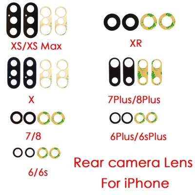 เลนกล้อง iPhone 6 6 Plus 6S 6S Plus 7 7 Plus 8 8 Plus X XR XS XS Max iPhone 11 Pro max iPhone 11 iPhone 11 Pro iPhone 12 mini iPhone 12 pro maxCamera Lens กระจกเลนส์กล้อง
