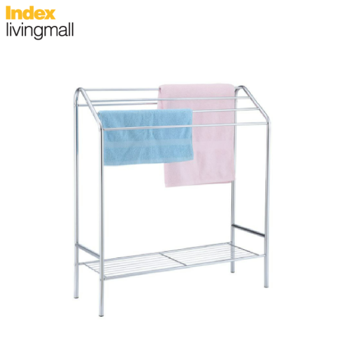 INDEX LIVING MALL DORA TOWEL RACK 75 X 26 X 82.5 CM. - SILVER ราคา 1,090 บาท*ส่งฟรี