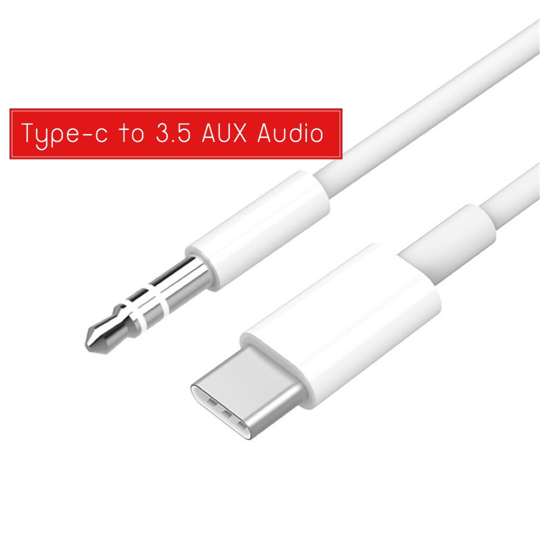 Type-C to 3.5 AUX Audio Jack สายแปลงต่อหูฟัง สำหรับ มือถือ แท็บเล็ต Smartphone ต่อฟังเพลงจาก มือถือ แท็บเล็ต ไปที่ลำโพง หูฟังได้