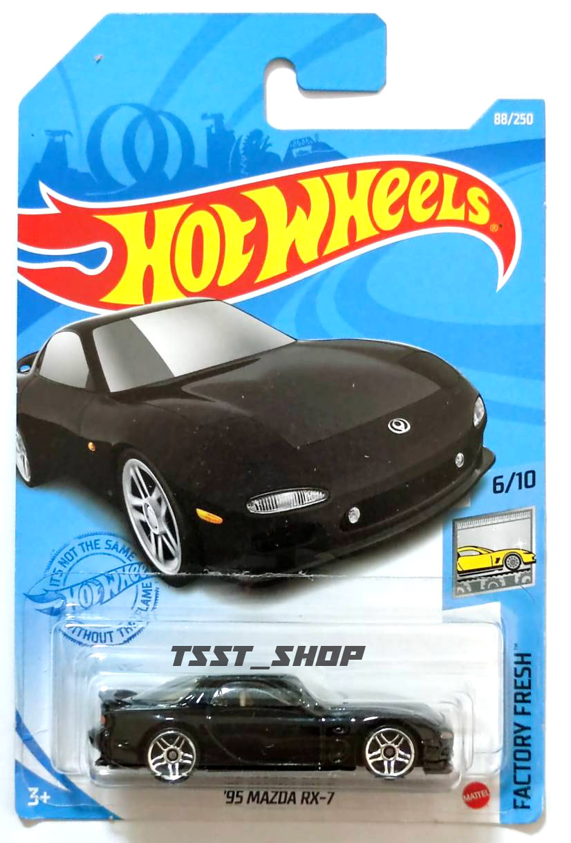 Hot wheels 1/64 Mazda RX-7 Black