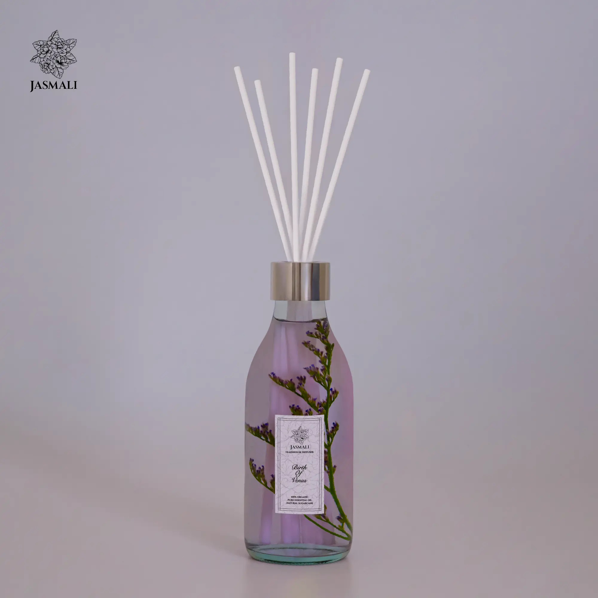 ก้านไม้หอมในบ้าน JASMALI GLASSHOUSE DIFFUSER ปริมาณ 180ML