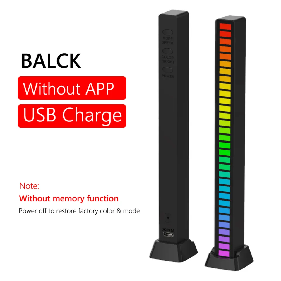 💡ส่งฟรี แถบไฟ led เปลี่ยนสีตามเพลง แถบไฟเปลี่ยนสีตามจังหวะ แท่งไฟเปลี่ยนสี Led ไฟกระบองเพลง 3D ไฟปาร์ตี้