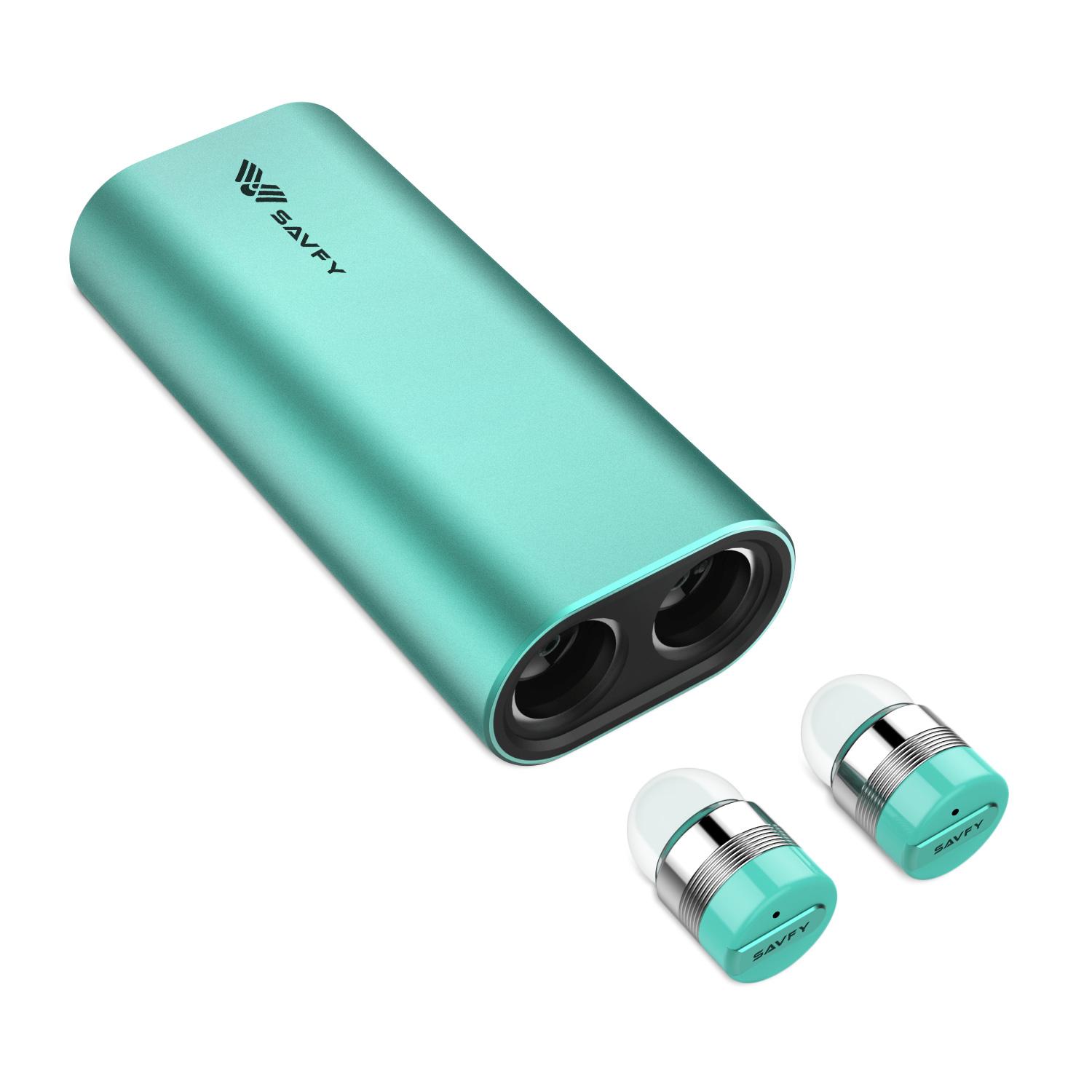Portable Savfy Wireless Earbuds SAVFY Mini Wireless Bluetooth