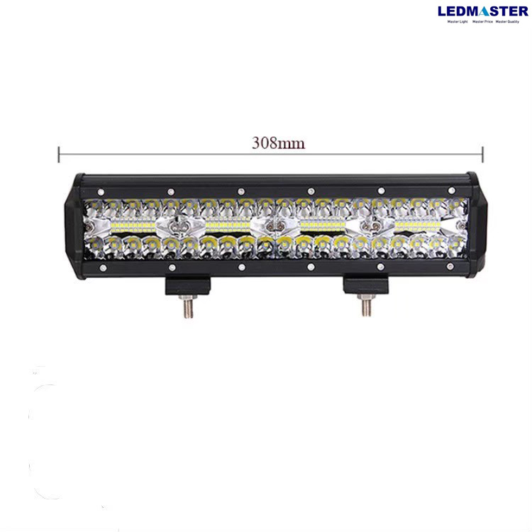 LED LIGHT BAR 240W สปอร์ตไลท์ไฟรถยนต์led ไฟหน้ารถ ไฟท้าย ไฟตัดหมอก รุ่น High CLASS 3 Row 12V-24V เเสงขาว งานพรีเมี่ยม