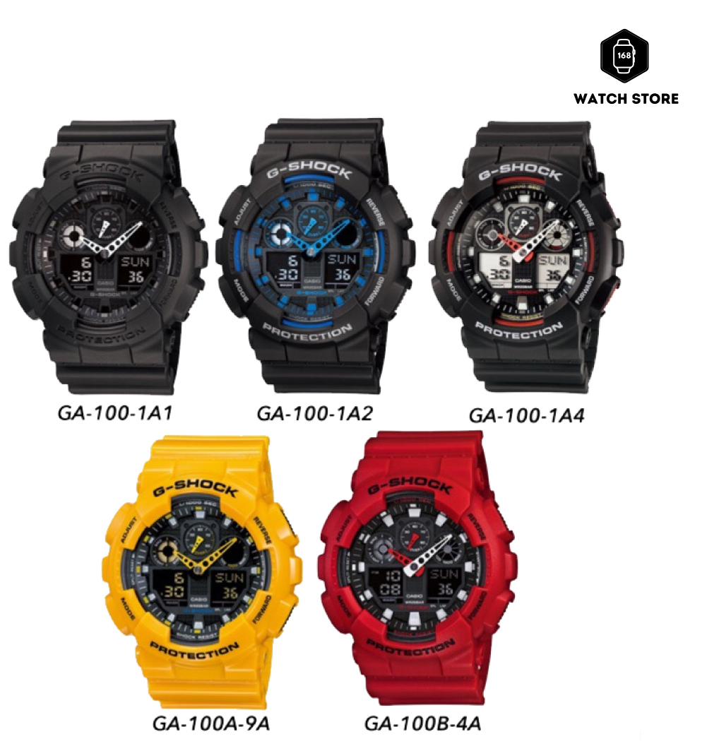 Watch G-SHOCK model GA-100 genuine Warranty 1 year ราคา 2,900 บาท*ส่งฟรี