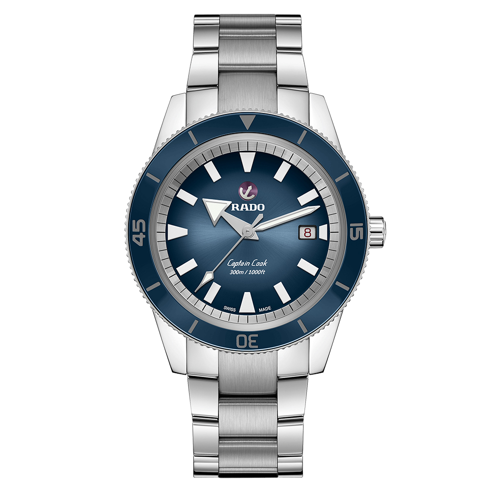 Rado Captain Cook Automatic นาฬิกาข้อมือผู้ชาย รุ่น R32105203 ราคา 74,545 บาท*ส่งฟรี