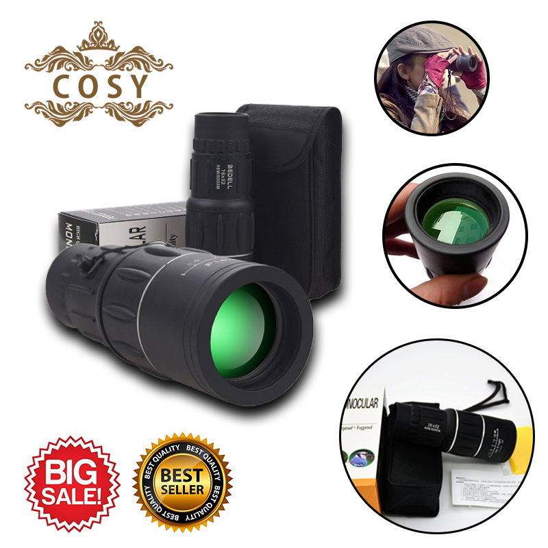 กล้องส่องทางไกลขนาดเล็กHigh-powered HD กลางแจ้งดูนกสำหรับเด็ก  Monocular Micro Night Vision Night Fishing 16x52 Double Tuning