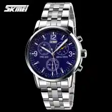 ภาพขนาดย่อของสินค้าSKMEI 9070 มาใหม๊ใหม่ นาฬิกาหรูหรา นาฬิกากันน้ำ นาฬิกาผู้ชาย ดูสง่างาม (มีการชำระเงินเก็บเงินปลายทาง)แท้100% นาฬิกาแฟชั่น