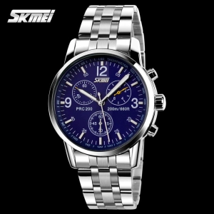 ภาพหน้าปกสินค้าSKMEI 9070 มาใหม๊ใหม่ นาฬิกาหรูหรา นาฬิกากันน้ำ นาฬิกาผู้ชาย ดูสง่างาม (มีการชำระเงินเก็บเงินปลายทาง)แท้100% นาฬิกาแฟชั่น ซึ่งคุณอาจชอบสินค้านี้