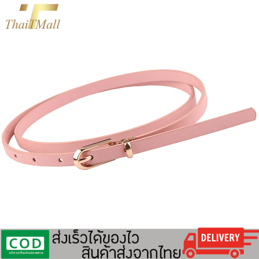 ThaiTeeMall-เข็มขัดหนังพียู เข็มขัดแฟชั่น ใส่ไปทำงานก็ได้ รุ่น KP-648 พร้อมส่งจากไทย