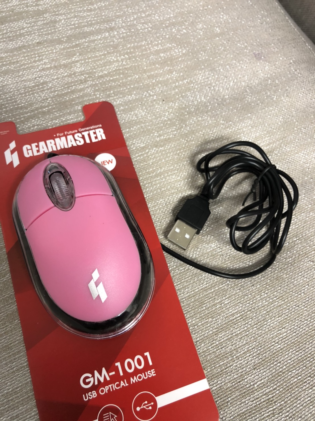เมาส์ ราคาถูก Mouse Usb Gearmaster GT1001 รับประกัน6เดือน