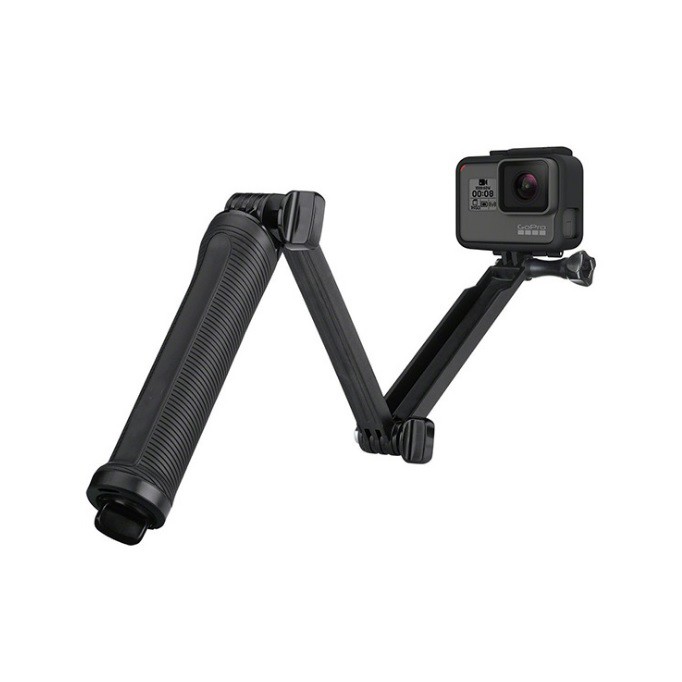 3-WAY GRIP TRIPOD GOPRO ไม้เซลฟี่พร้อมขาตั้ง ไม้ 3 Way อุปกรณ์เสริมกล้อง GoPro ด้ามต่อโกโปร