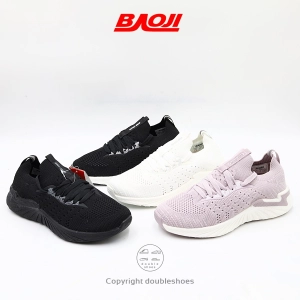 สินค้า BAOJI [BJW635] ของแท้ 100% รองเท้าผ้าใบผู้หญิง รองเท้าวิ่ง รองเท้าออกกำลังกาย [สีดำ ขาว ดำขาว ม่วง]ไซส์ 37-41