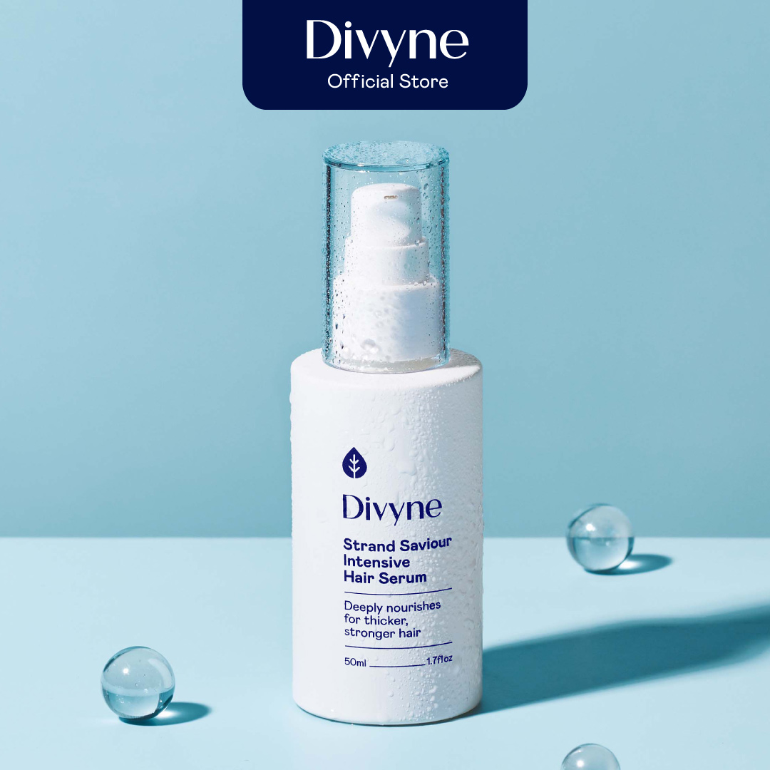 Divyne (ดิไวน์) แฮร์เซรั่มลดผมร่วง เพิ่มดกหนา ปกป้องผมเสีย ล็อคสีผม 50ml. DIVYNE Strand Saviour Intensive Hair Serum 50ml ราคา 1,290 บาท*ส่งฟรี