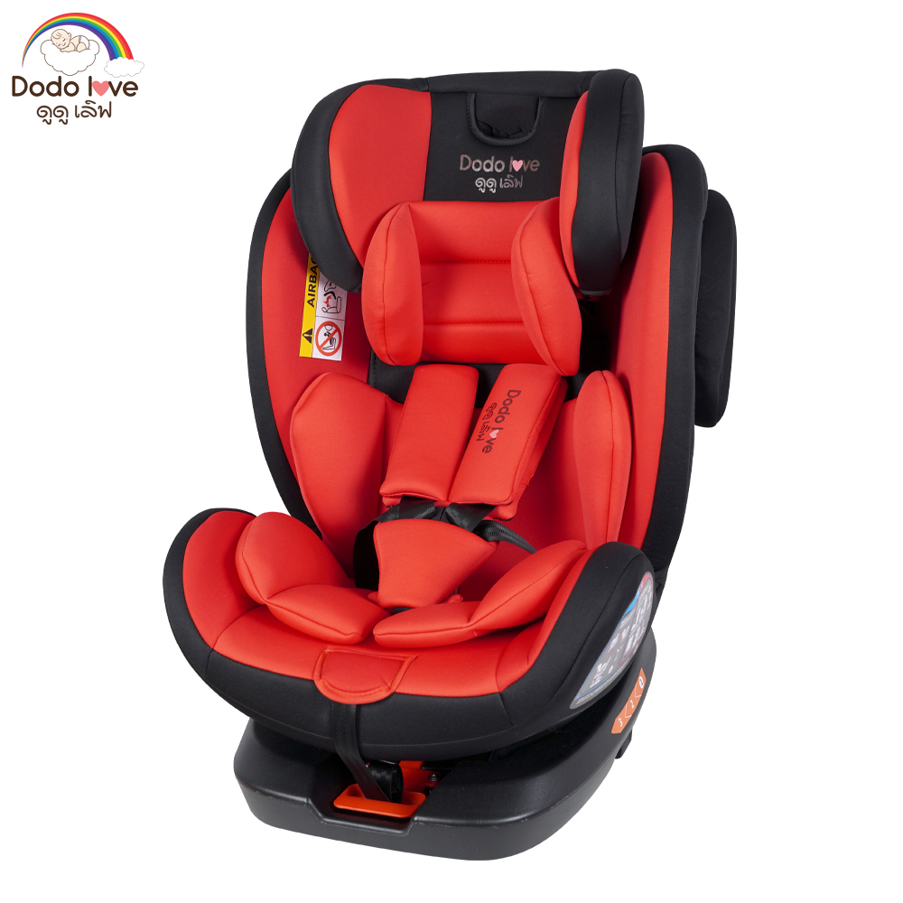 DODOLOVE Carseat คาร์ซีท เบาะติดรถยนต์เด็ก มีระบบล็อคแบบ ISOFIX และแบบเข็มขัด สำหรับเด็กแรกเกิด - 12 ขวบ