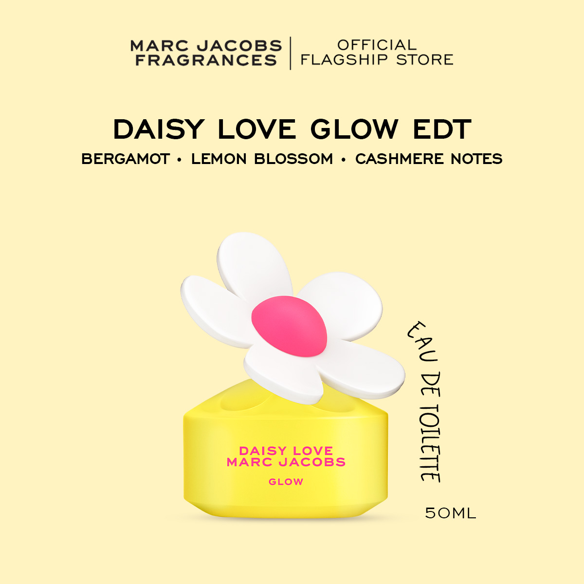 Marc Jacobs Fragrances Daisy Glow Limited Edition Love Eau De Toilette 50ml ราคา 3,610 บาท*ส่งฟรี