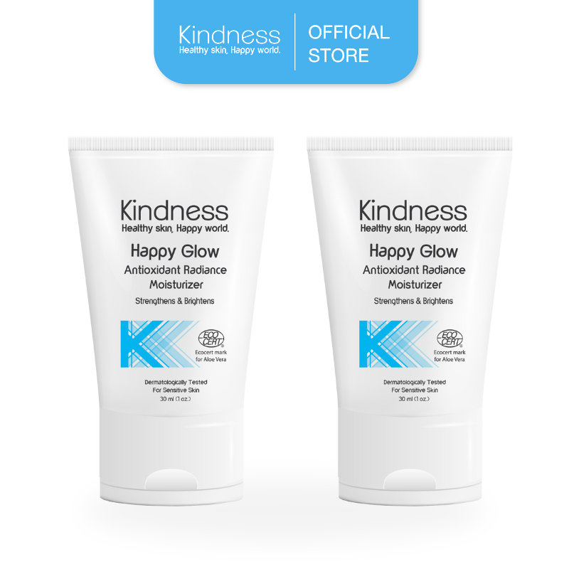 [Double Pack] Happy Glow Facial Cream Revitalize Sensitive Skin to Make It Strong. Antioxidant Radiance Moisturizer ราคา 1,590 บาท*ส่งฟรี