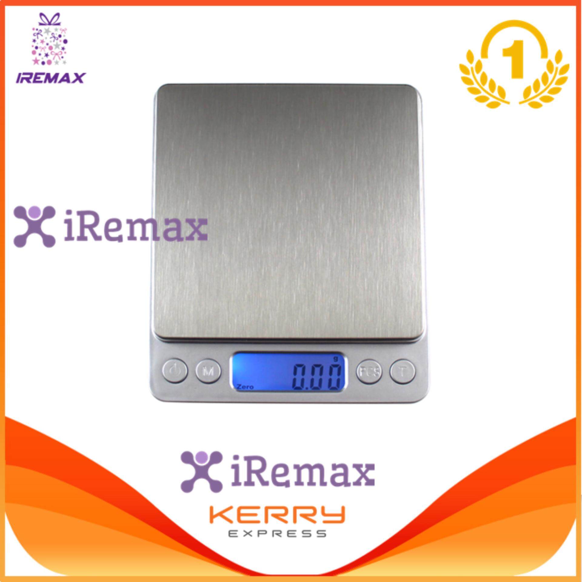 iremax 0.001oz/0.01g 500g Digital Pocket Scale With Back-Lit LCD Display Silver
